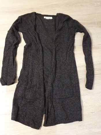 Veste longue grise H&M S