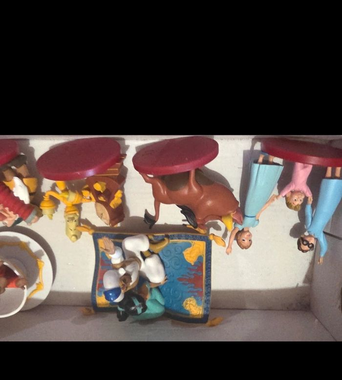 Lot 6 figurines exclusives collection audiocontes Magiques Disney Altaya audio conte compte magic - photo numéro 2