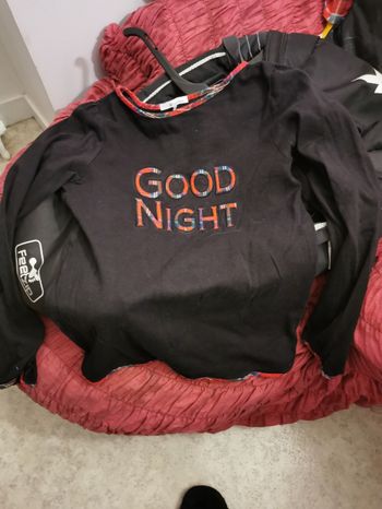 Haut de pyjama manches longues fantaisie