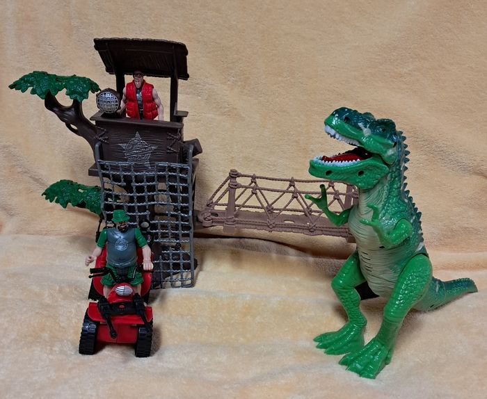 Lot dinosaure + décor