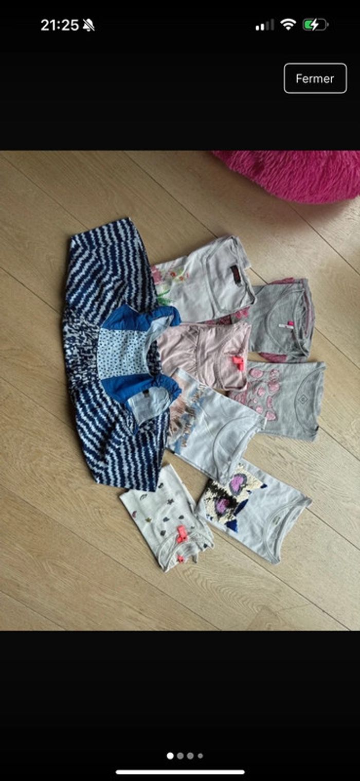 Lot t-shirt fille