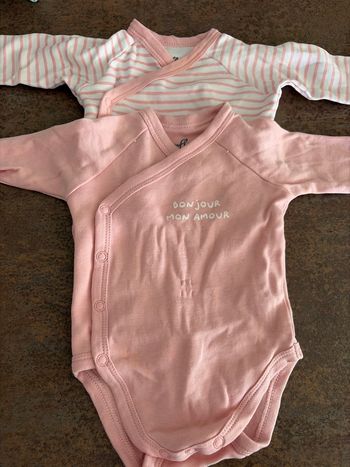 Lot de 2 bodies fille 