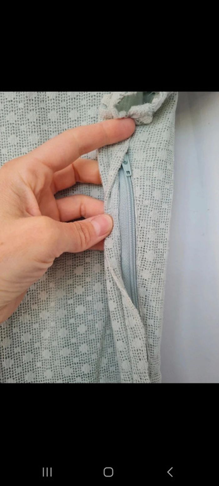 Robe habillée broderie/crochet - photo numéro 7