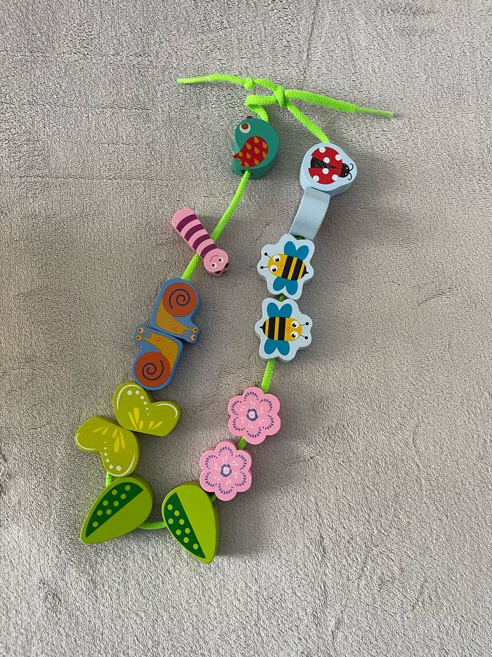 Grosses perles en bois - photo numéro 2