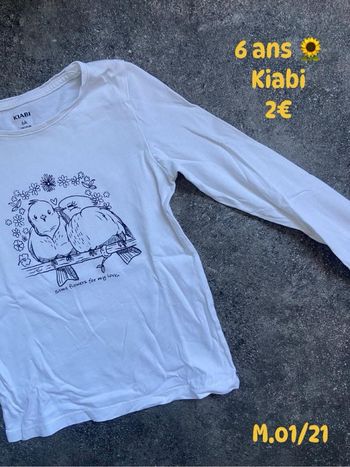 T-shirt 🌻 6 ans 🌻 Kiabi
