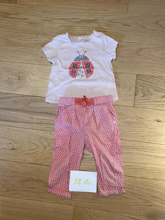 Ensemble coccinelle 18 mois