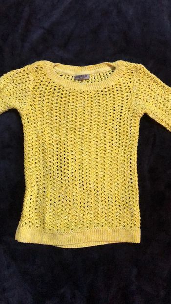 Pull à mailles larges fille 8 ans