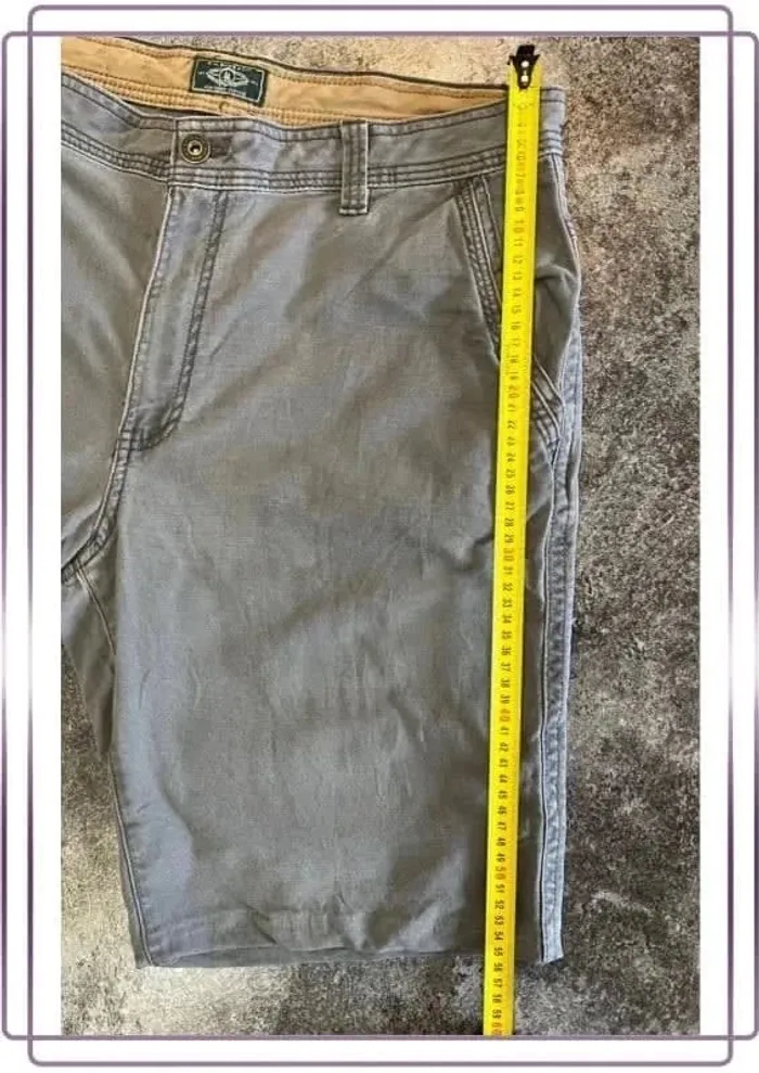 Short jean gris homme BASS&CO 36x32 Pantaloncini carpentiere uomo Zimmermannsshorts Herren - photo numéro 4