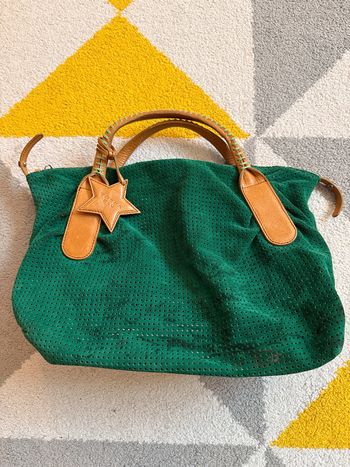 Sac à main en cuir Tosca Blu
