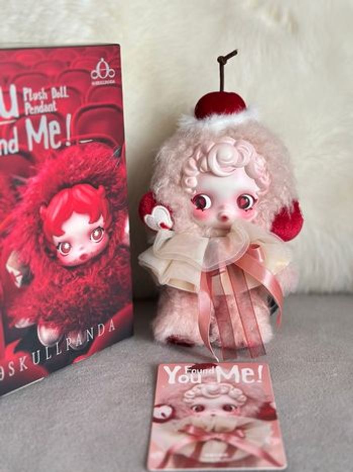 Skullpanda You found me Moldy muffin plush pendant