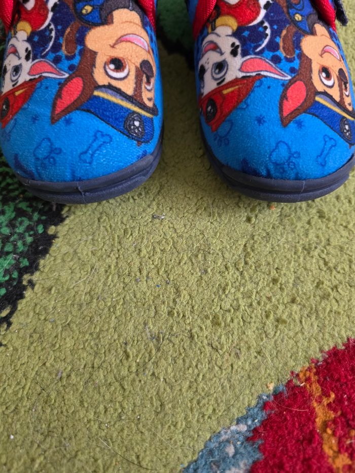 CHAUSSONS GARÇON PAW PATROL NICKELEDEON BLEU/ROUGE TAILLE 27 - photo numéro 6