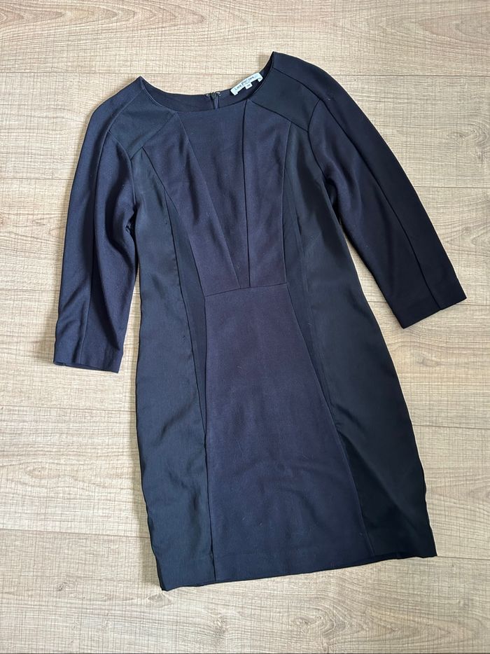 Robe noire à manches courtes Les Petites taille 36 TBE - photo numéro 7