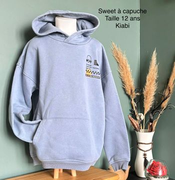 Sweet à capuche  Taille 12 ans  