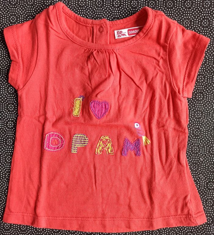 Tee-shirt fille de la marque Du pareil au même, taille 9 mois , en excellent état