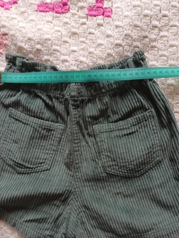 Short en velours taille élastique - photo numéro 6