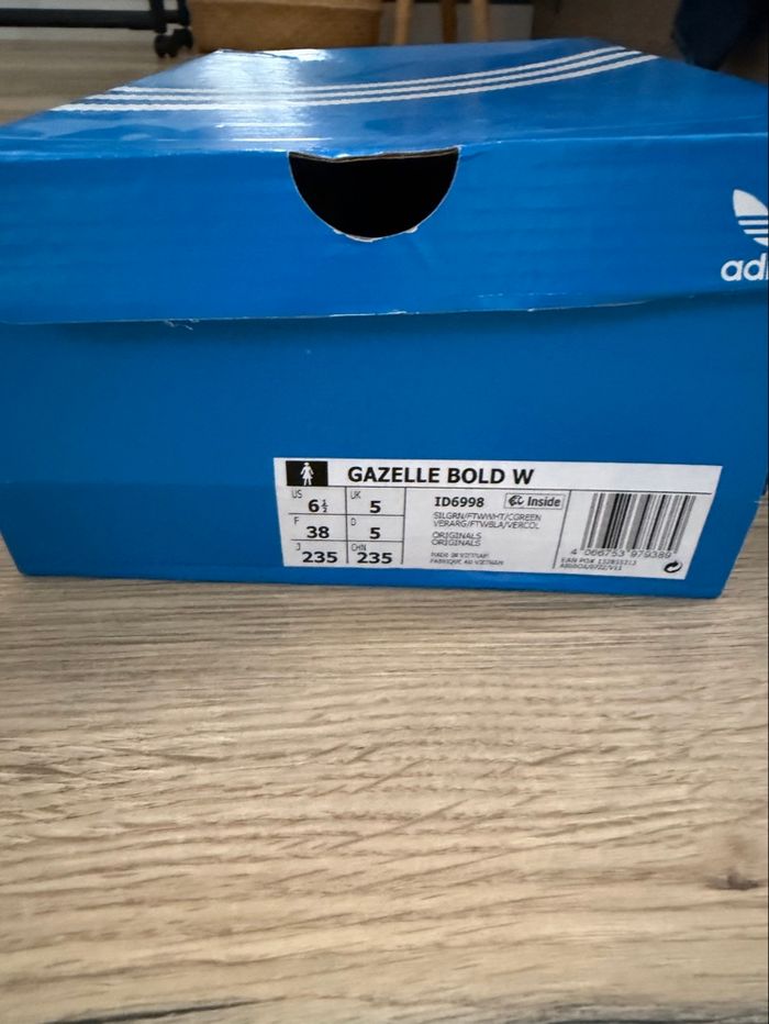 Adidas gazelle Bold kaki - Pointure 38 - photo numéro 10