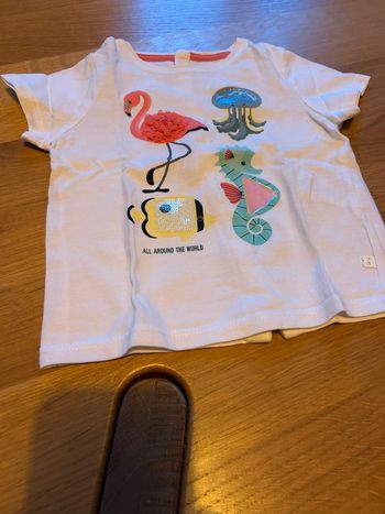 Tee-shirt bébé fille 9 mois Okaidi