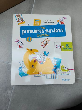 Livre enfant : Mes premières notions animées
