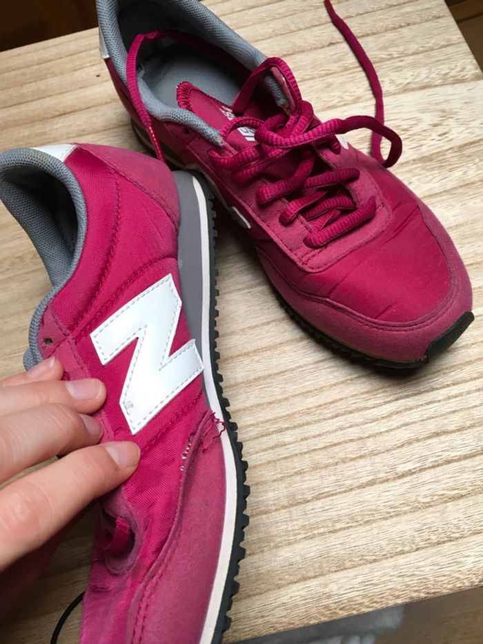 Basket New Balance Rose - photo numéro 3
