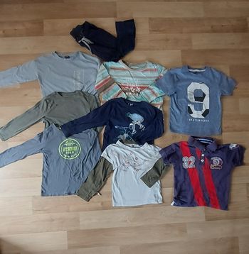 6 manches longues 2 manches courtes 3/4ans