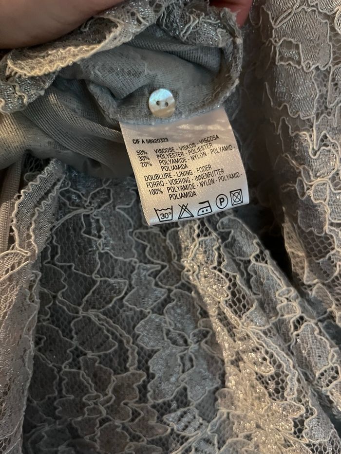 Tee-shirt dentelle taille 40/42 - photo numéro 8