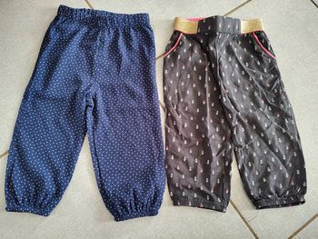 Lot de 2 pantalons légers T.18 M