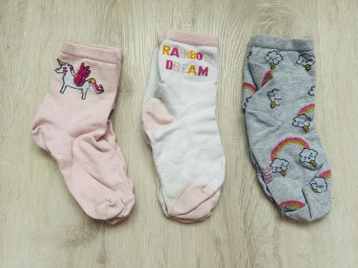 3 paires de chaussettes licorne 31-34 kiabi