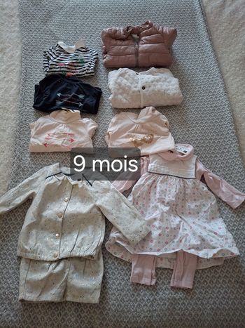 Vêtements fille 9 mois