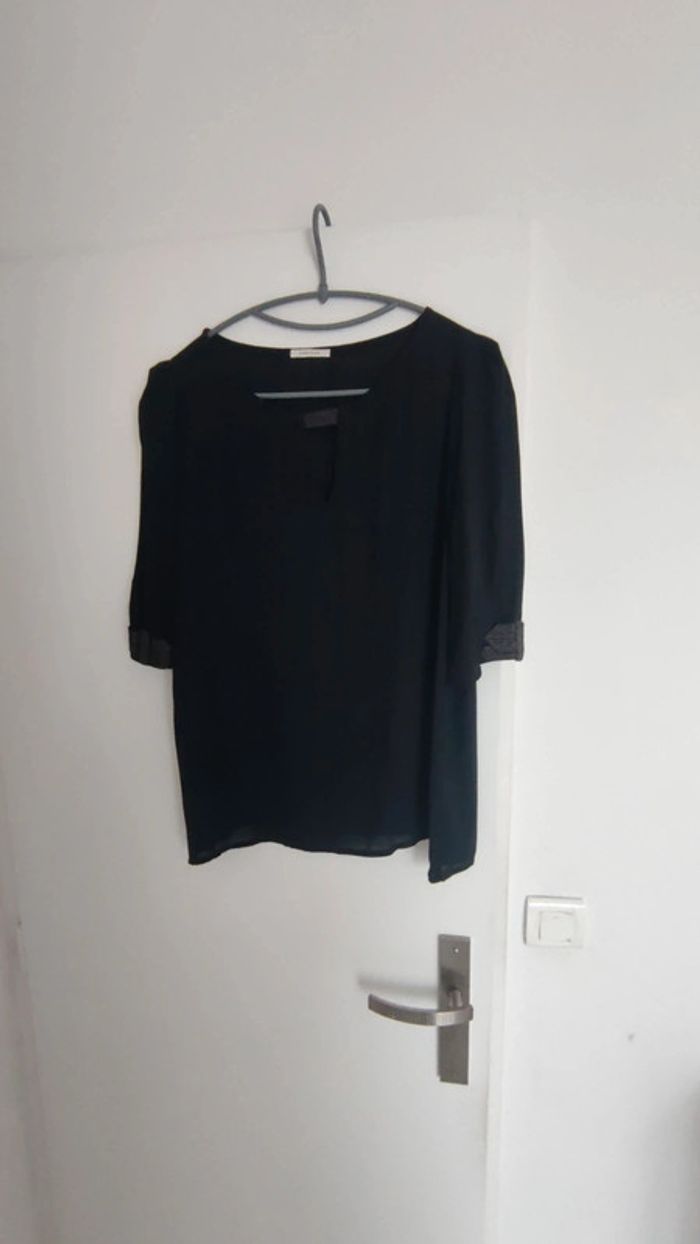 Blouse femme noir taille 42 Promod