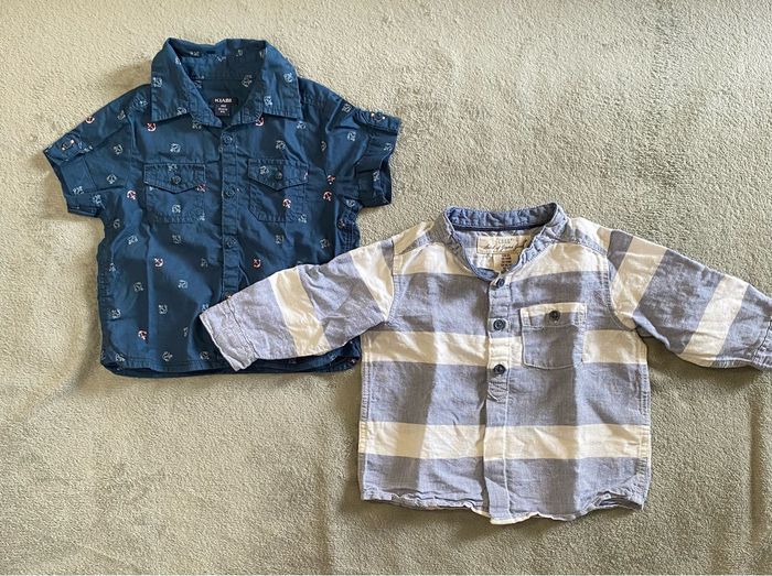 2 jolie chemises bébé