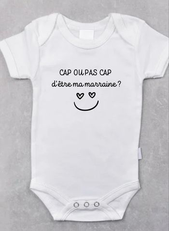 Body personnalisé annonce marraine