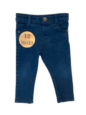 Jean slim bleu foncé, Obaibi