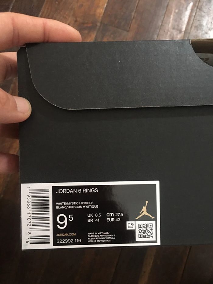 Jordan 6 rings white hot pink - photo numéro 10