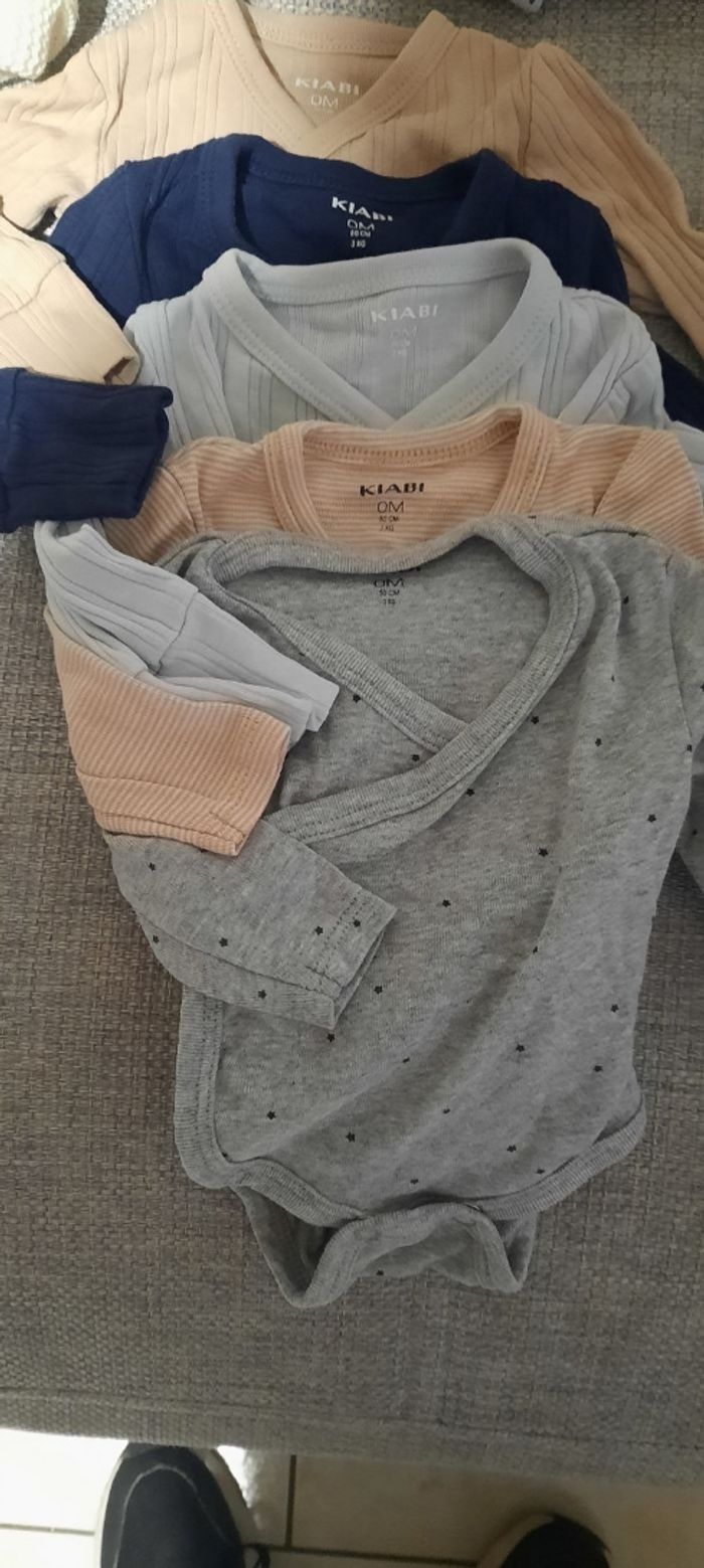 Pyjamas coton bébé naissance + 5 bodys - photo numéro 8
