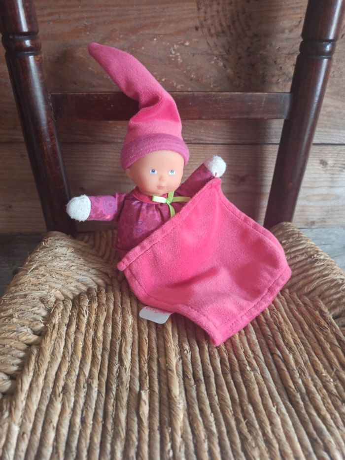 bébé doudou corolle rose tbe - photo numéro 2