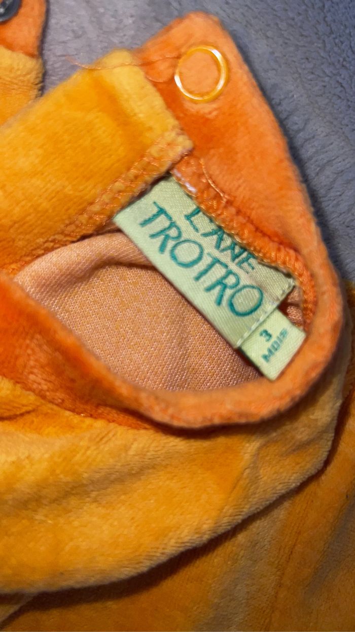 Pyjama bébé l’âne Trotro 3 mois - photo numéro 4