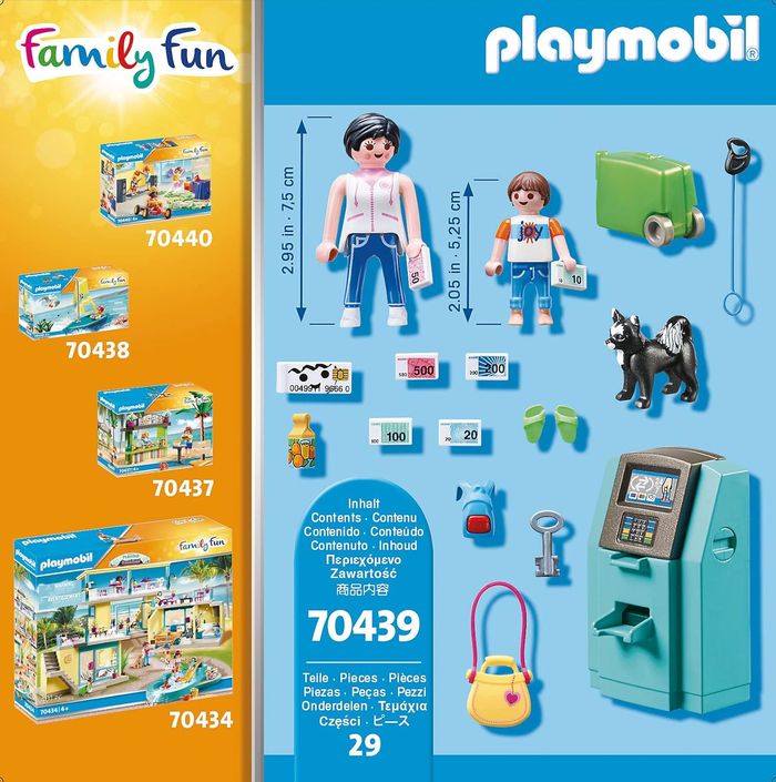 Playmobil Family Fun 70439 Vacanciers et Distributeur Automatique à Billets - photo numéro 3
