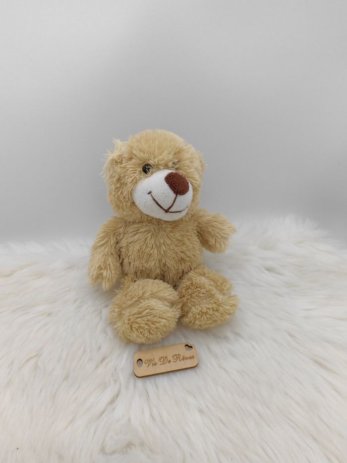 Doudou peluche Ours Beige Embrace Elgate