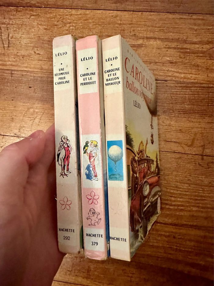 Lot de 3 livres Caroline bibliothèque rose Pierre Probst albums vintage anciens - photo numéro 5