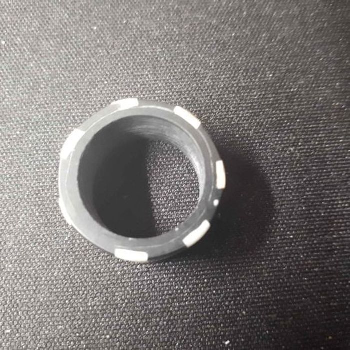 Bague nacré blanc, gris et noir - photo numéro 4