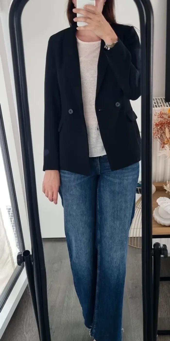 Veste blazer femme noir 38