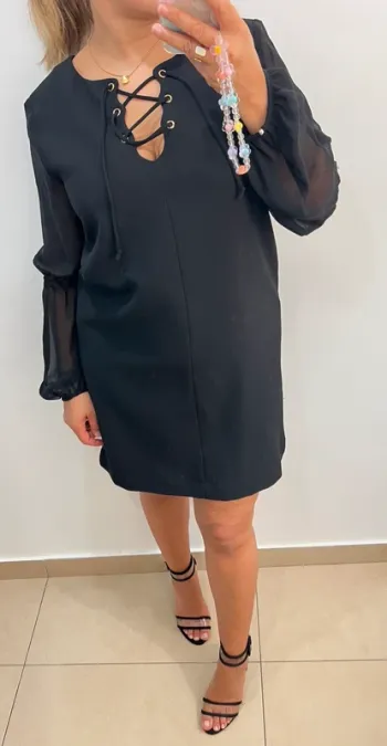 Robe Droite Noire IKKS Taille 40