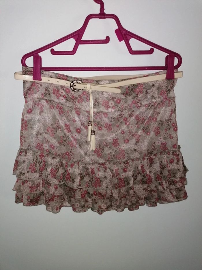 Jupe fleurie 40