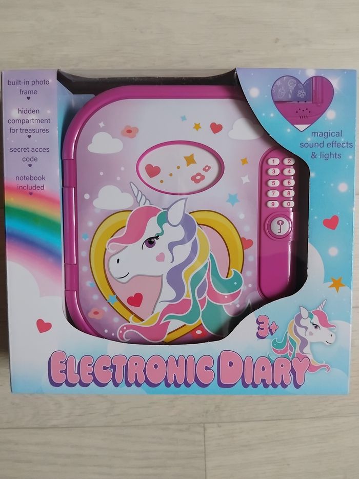 Journal intime électronique licorne