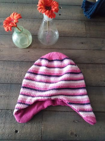 Bonnet fille style péruvien