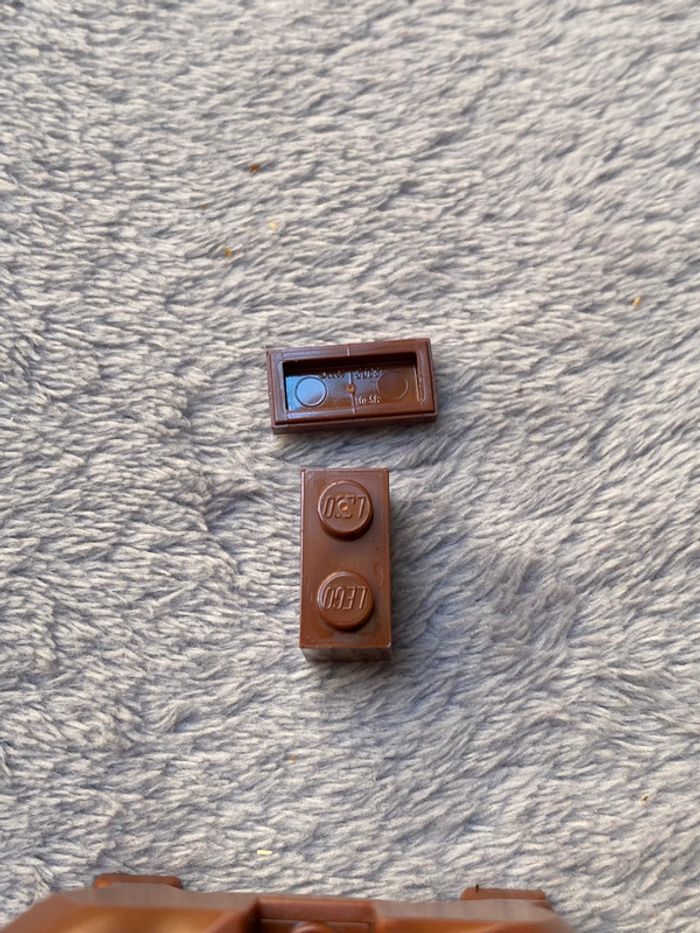 Lego vache Cow with Light Nougat Muzzle and White Spot on Head Pattern with Long Horns - photo numéro 10