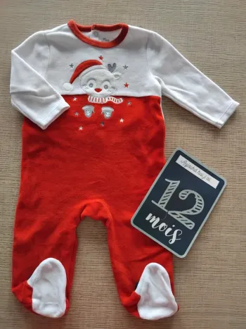 Pyjama Noël 12 mois / 74 cm