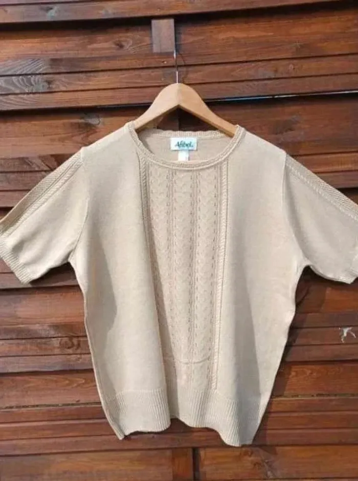 Pull léger manches courtes - 50 - Afibel