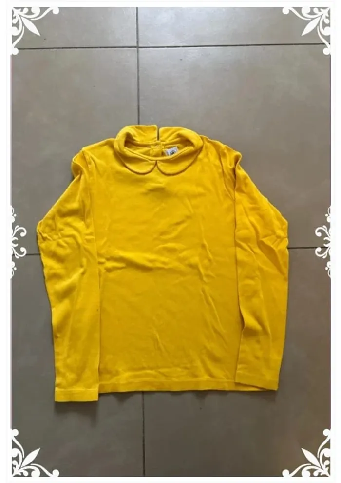 T-shirt moutarde taille 12 ans enfant fille Kiabi - photo numéro 3