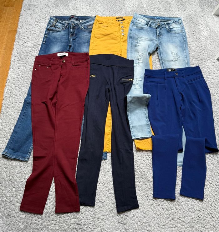 Lot pantalons femme taille s - photo numéro 2